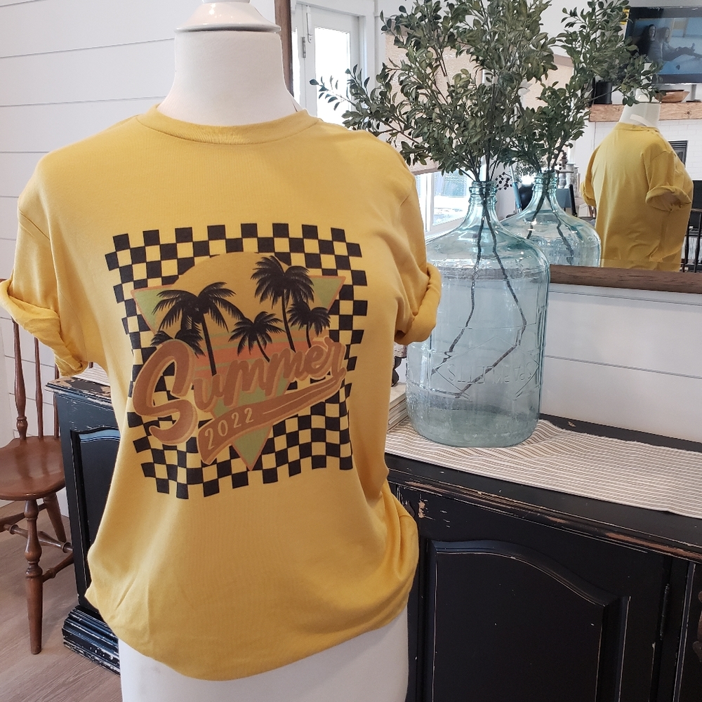 Vintage look summer tshirt